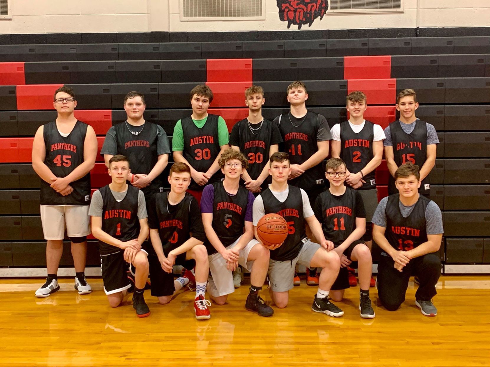 Austin Boys Basketball Team Photo